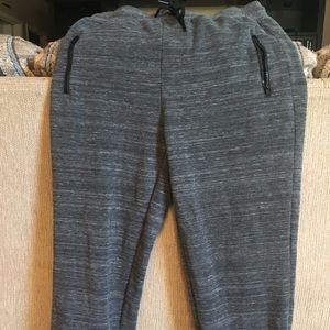 Drawstring waist sweat pants